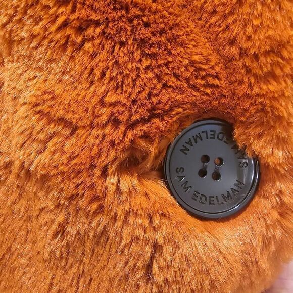 Sam Edelman Women's Faux-Fur Shearling Teddy Coat Size Large - Picture 3 of 10